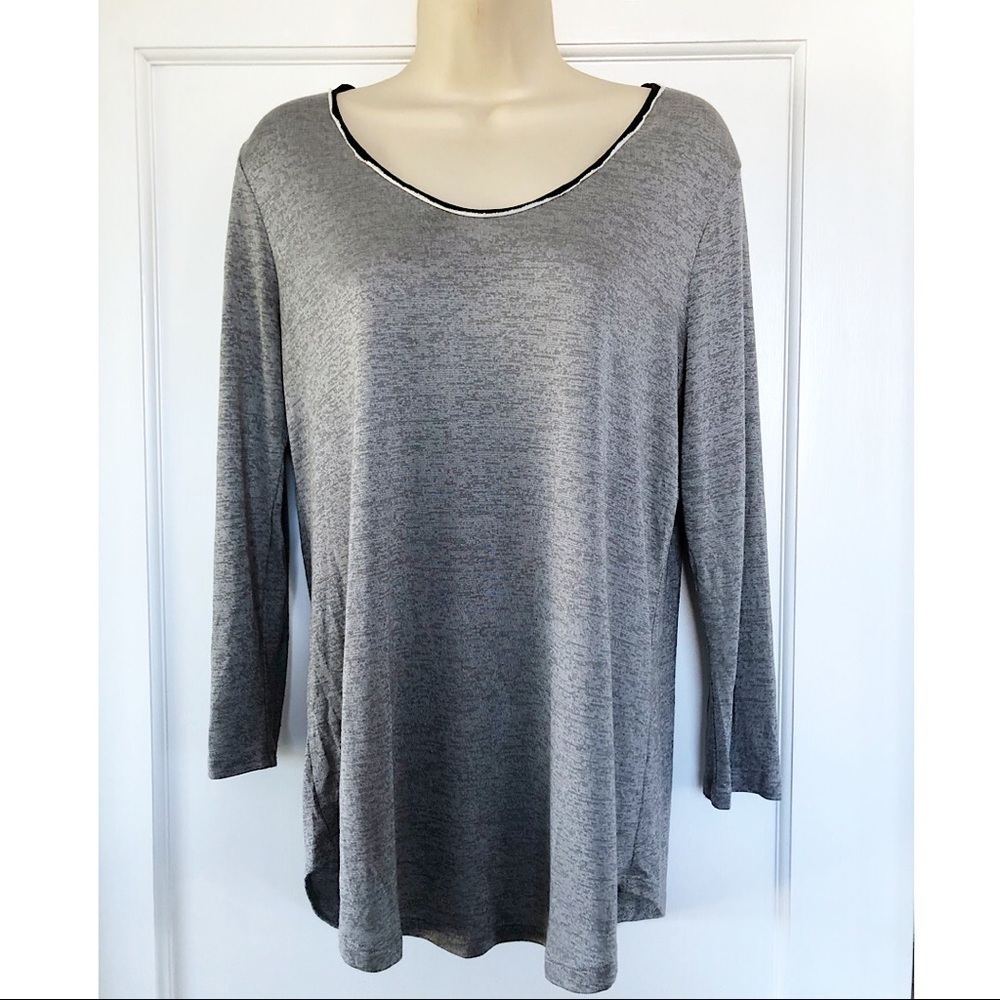 Vince Gray Pullover Long Sleeve Top